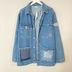 BDG Unisex Sashiko Denim Jacket XL